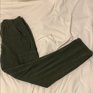 Army green jeans
